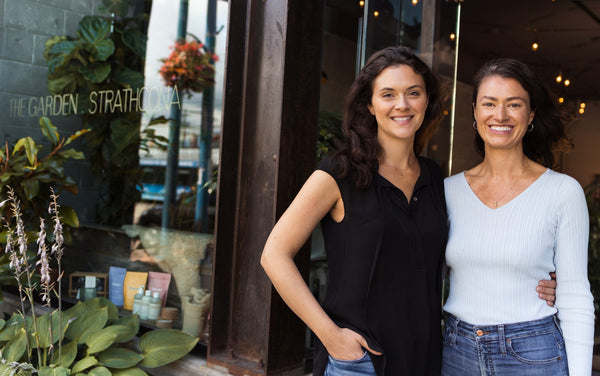 Owners Anna and Rheanna standing in front of The Garden Strathcona