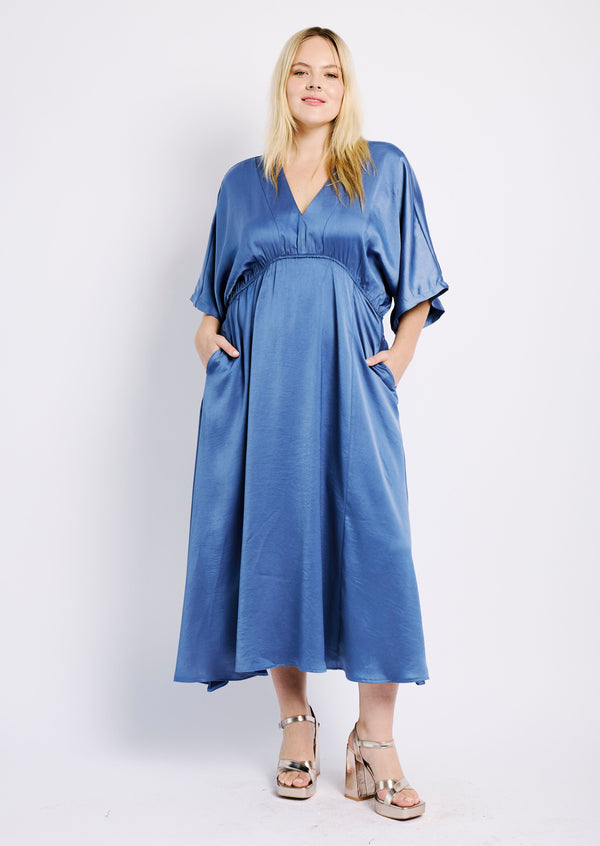 Joy Kaftan in Delft Blue