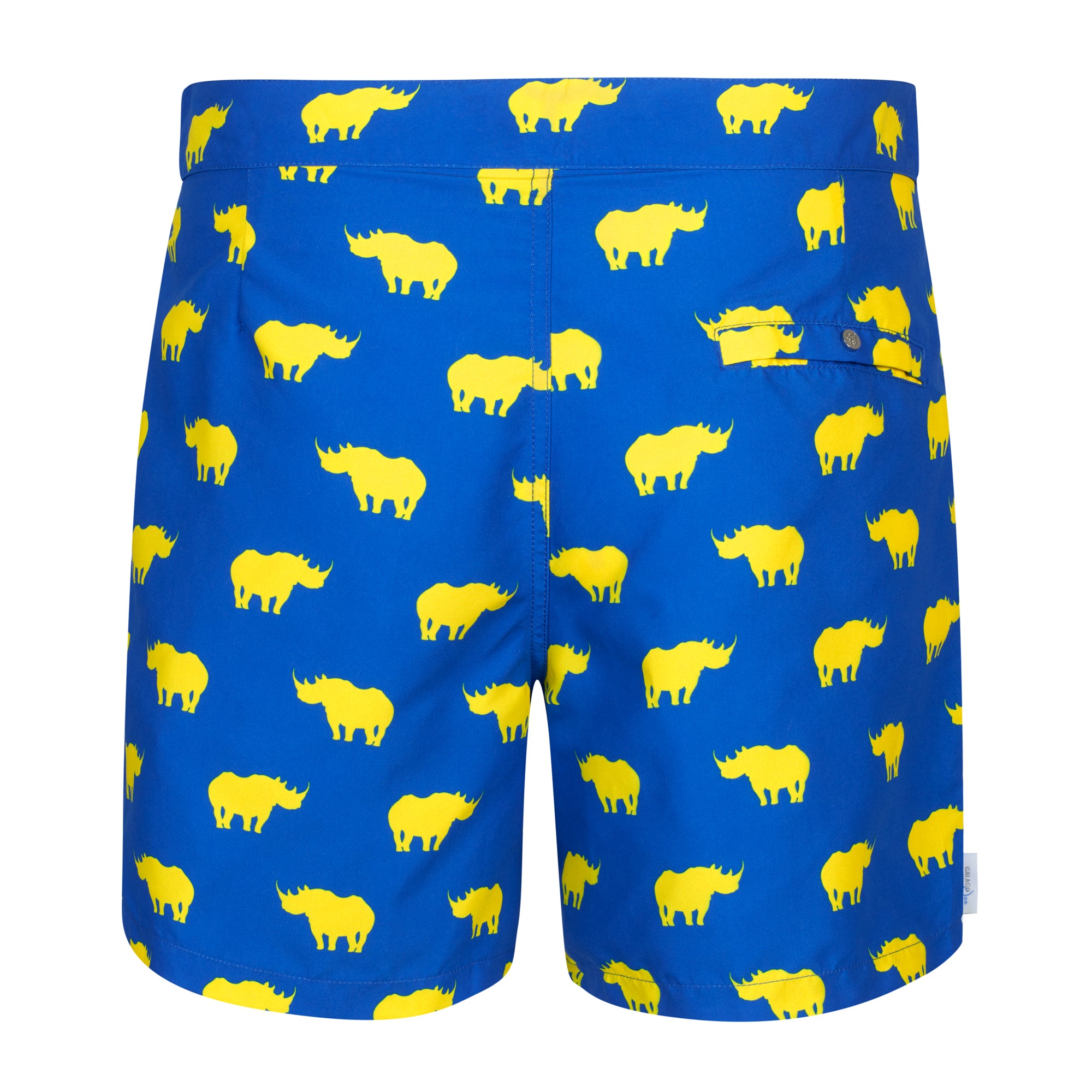 Men's Tailored Swim Shorts | Rhino Print | Galago Joe