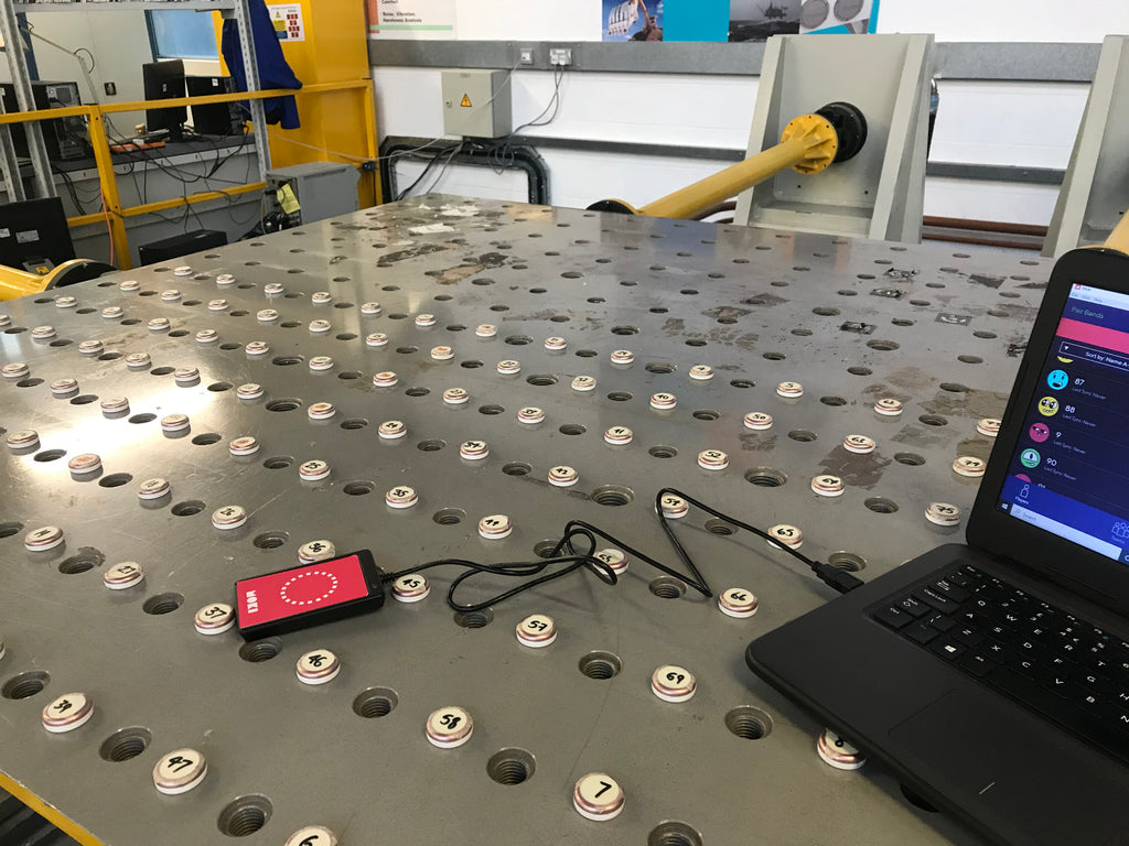 Moki devices being tested on a Shaker Table