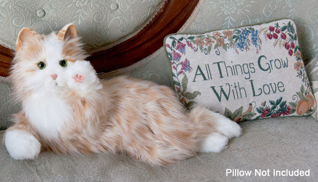 stuffed cats that look real and purr