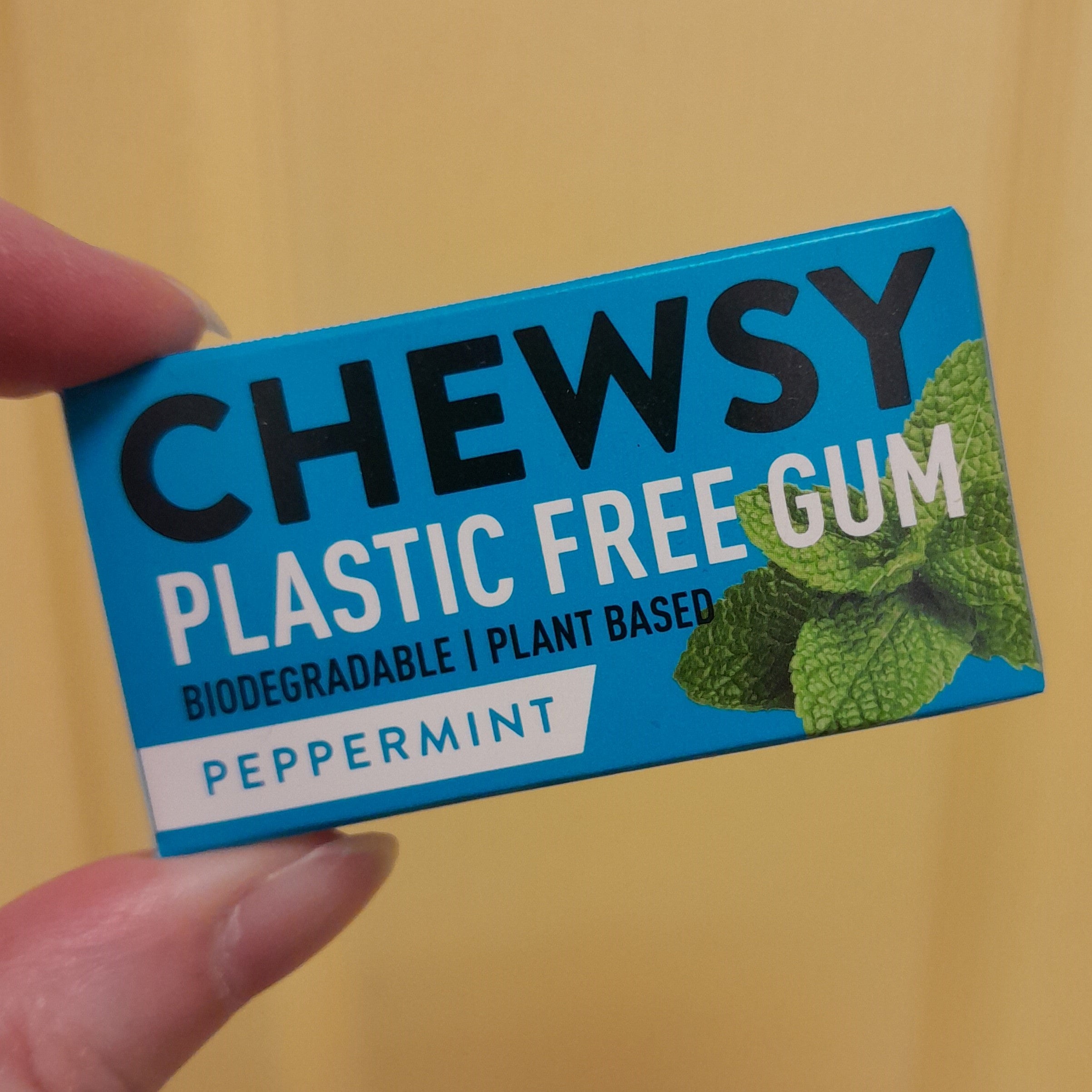 Plastic free chewing gum