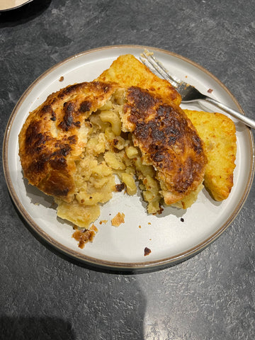 vegan macaroni pie