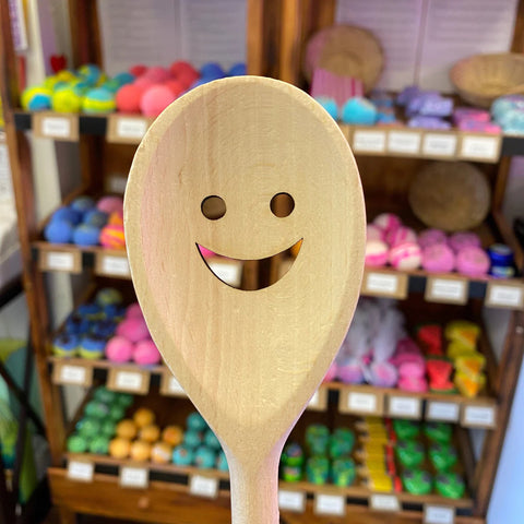 Smiley Wooden Spoon
