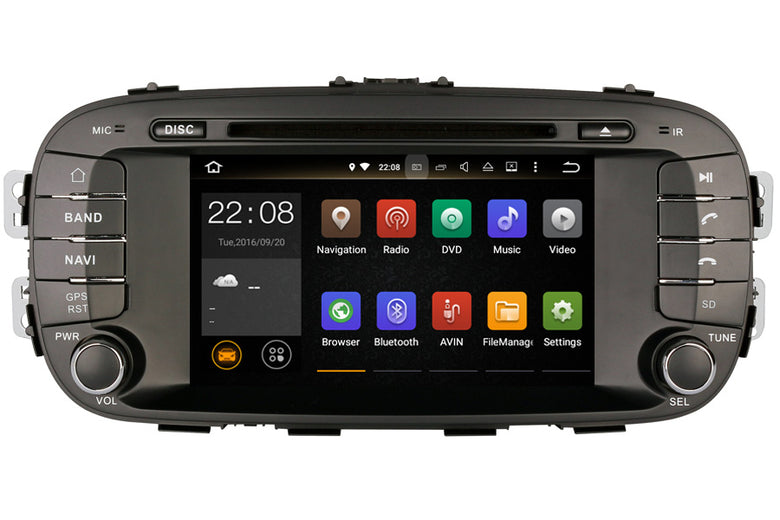 Kia Soul Android OS Navigation Car Stereo (20142016)
