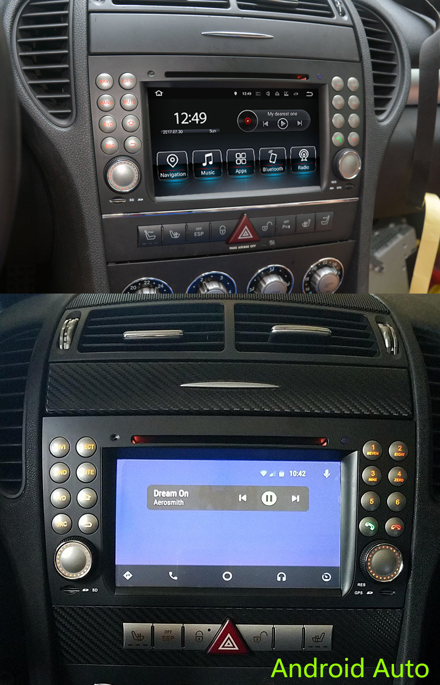 Mercedes SLK R171 MOST Lichtleiter Soundsystem Auto Radio Adapter