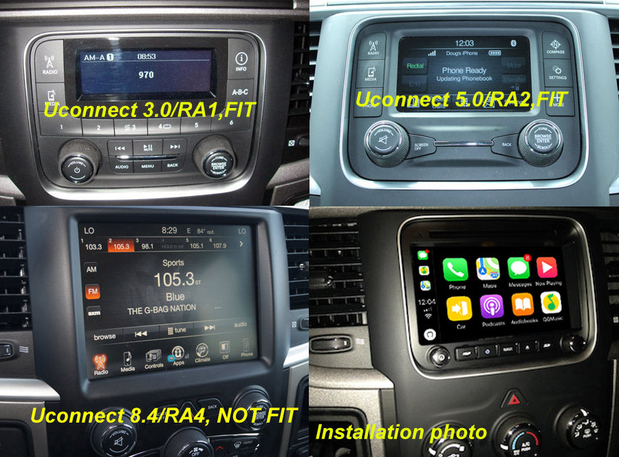 Dodge Ram 1500 / 2500 / 3500 Touchscreen GPS Navigation Car Stereo