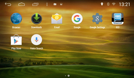 Main Android Menu