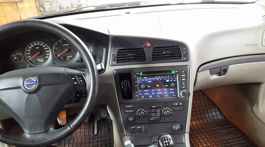 volvo s60 v70 aftermarket navigation car stereo upgrade