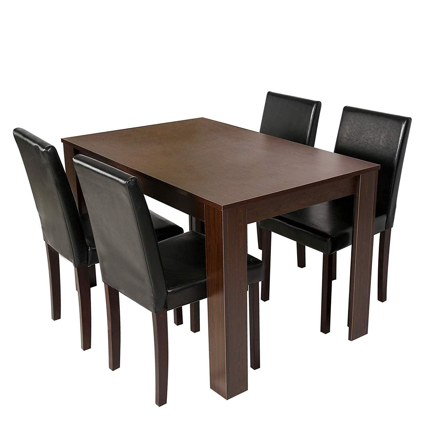 Cherry Tree Furniture 5-Piece Dining Room Set 4-Seater ...