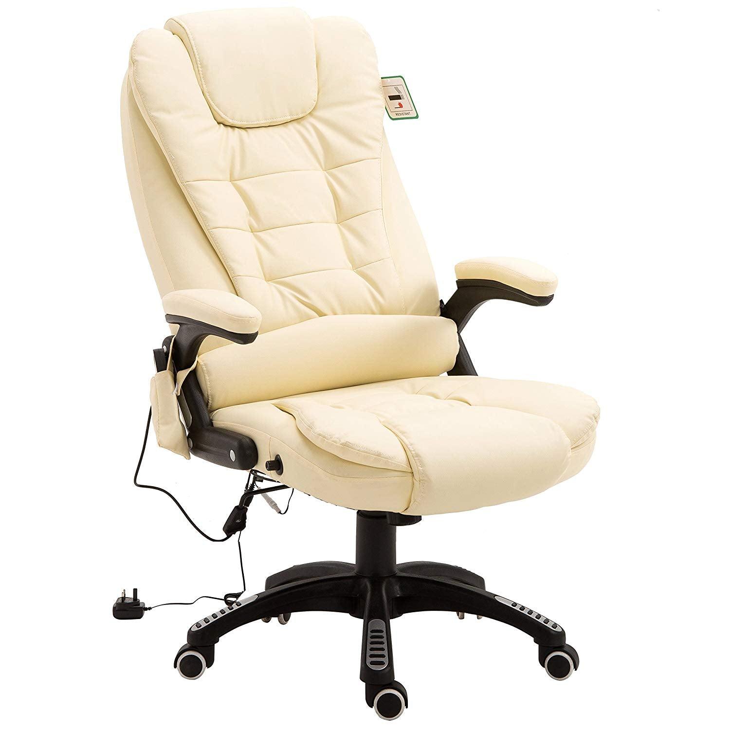 Executive Recline Padded Swivel Office Chair with Vibrating Massage