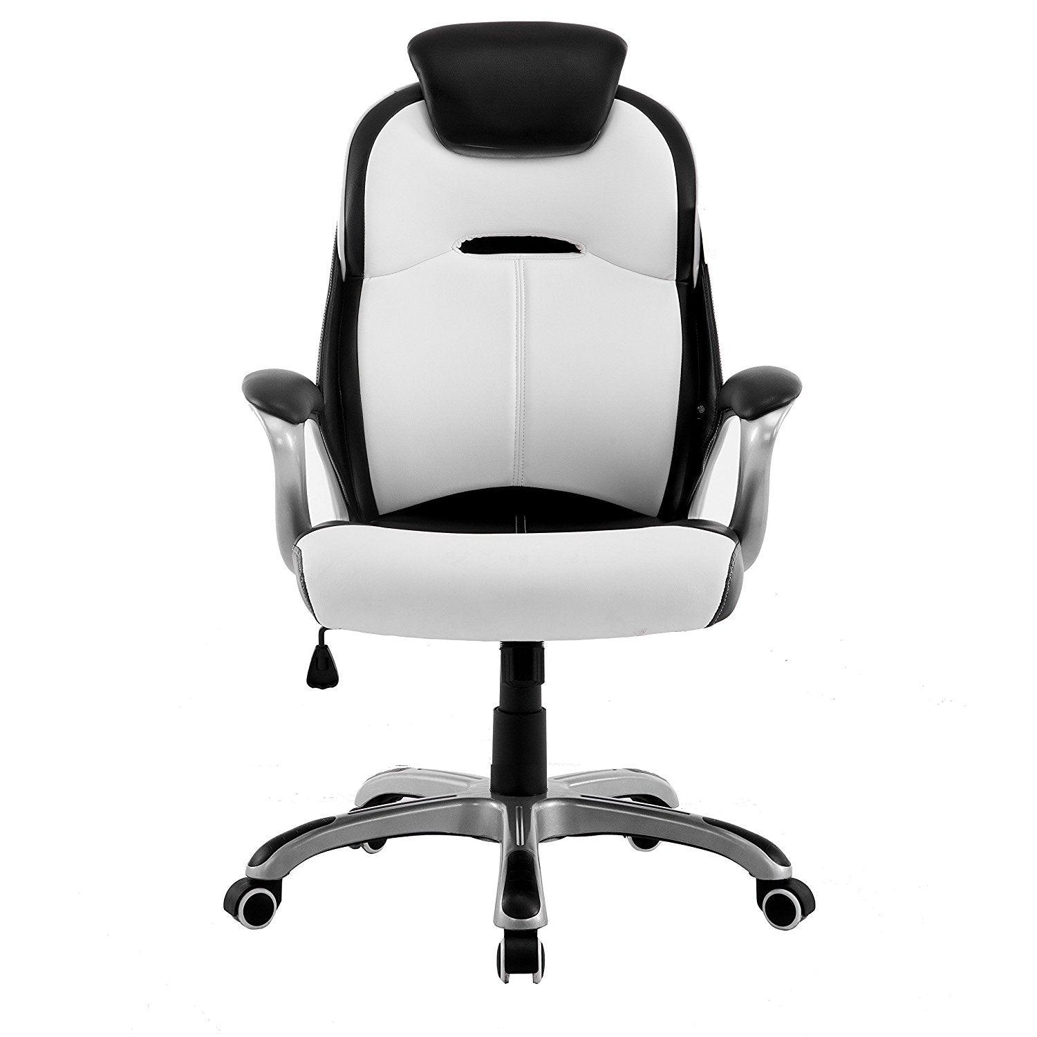 Extra Padded PU Leather Executive Swivel Office Chair with Padded