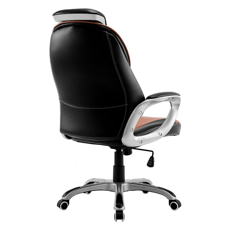 Extra Padded PU Leather Executive Swivel Office Chair with Padded