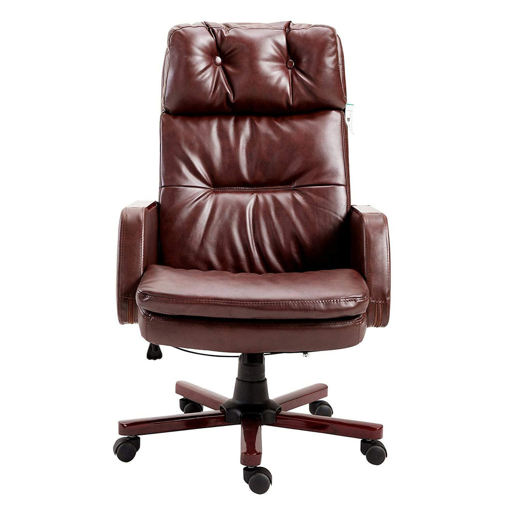 Luxury PU Leather Executive Swivel Computer Chair Office Desk Chair