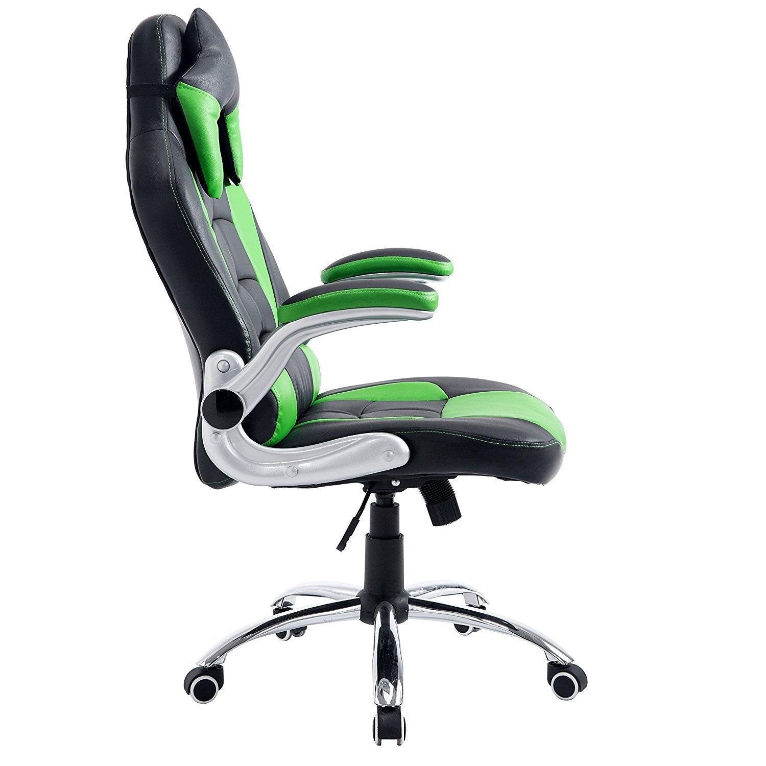 CTF High Back Racing Sport Swivel Chair with Adjustable ...