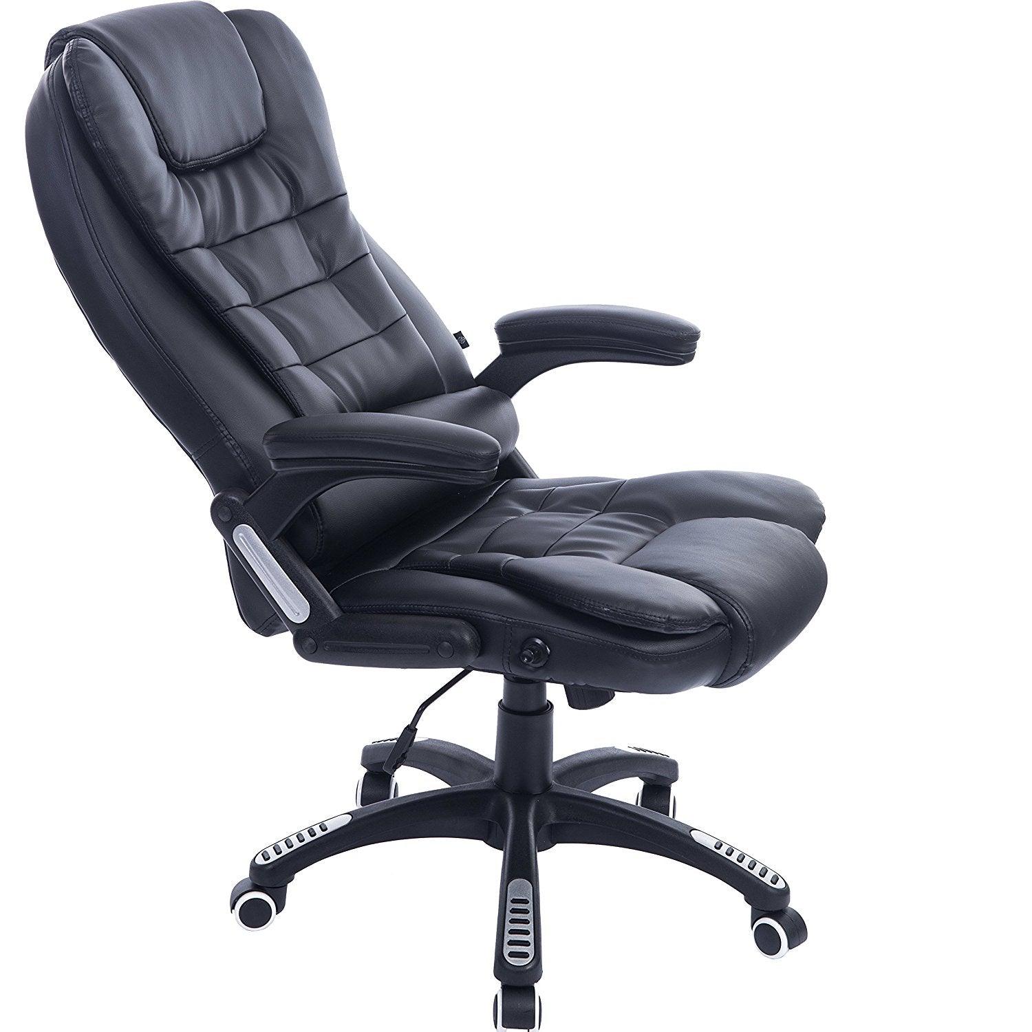 Executive Recline High Back Extra Padded Office Chair, Black – DaAl's