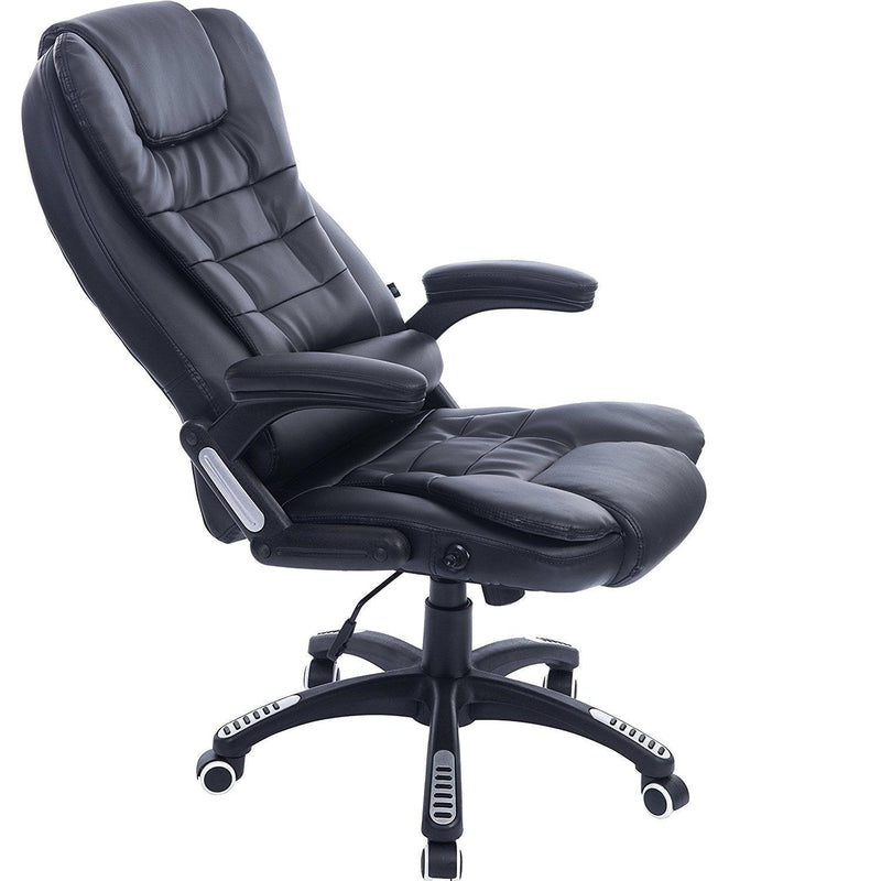 Executive Recline High Back Extra Padded Office Chair, MO17 Black