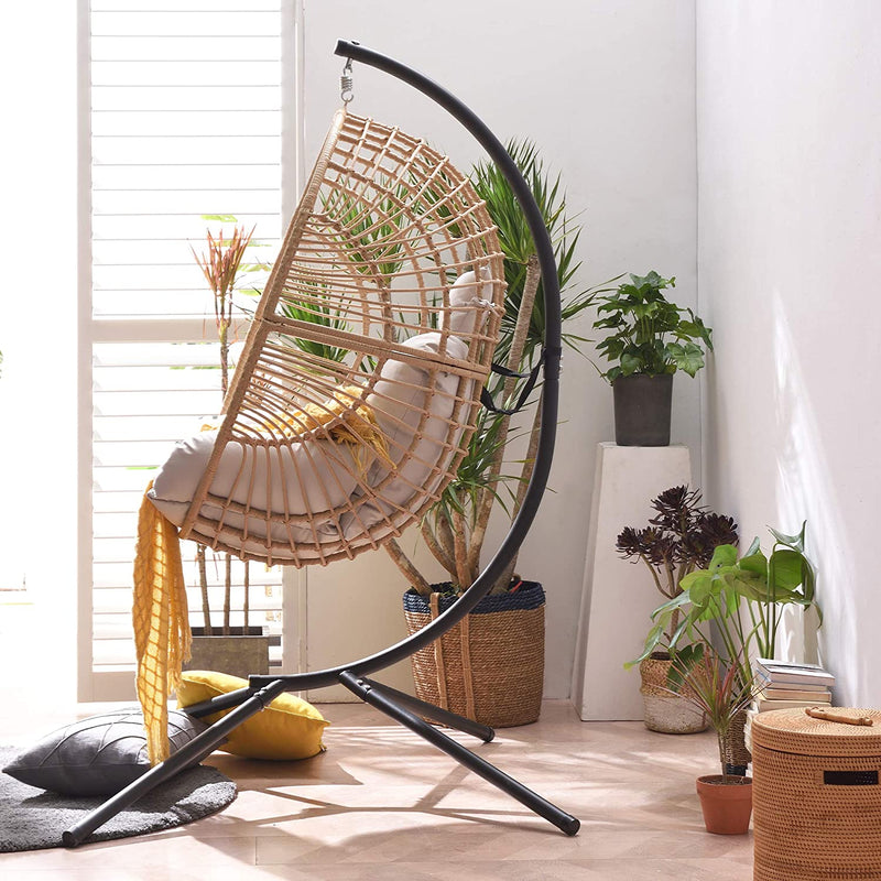 Marigold Rattan Effect Hanging Egg Chair | Shop Designer Home Furnishings