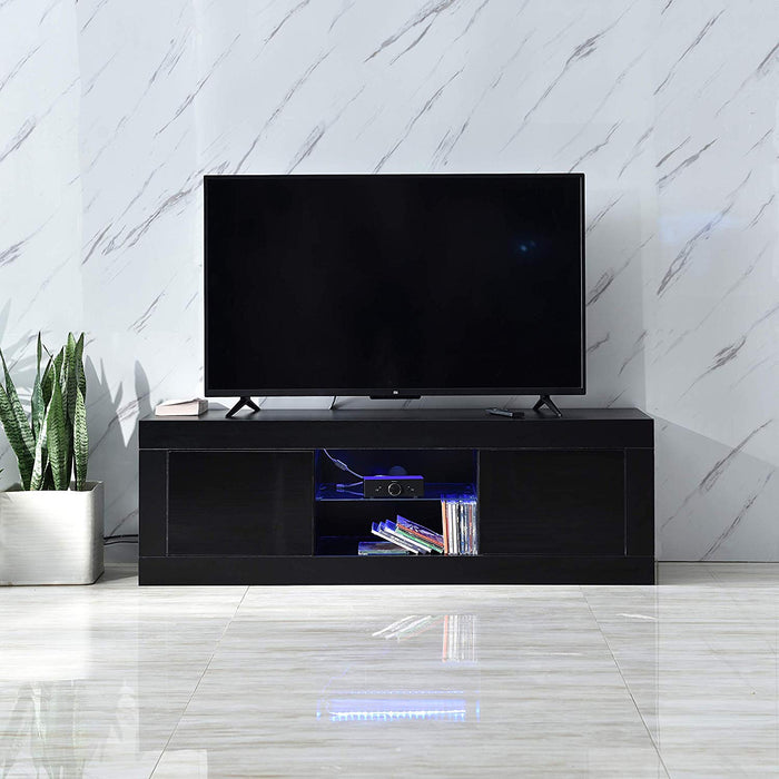  Cherry  Tree  Furniture MELDAL LED High Gloss TV  Stand TV  