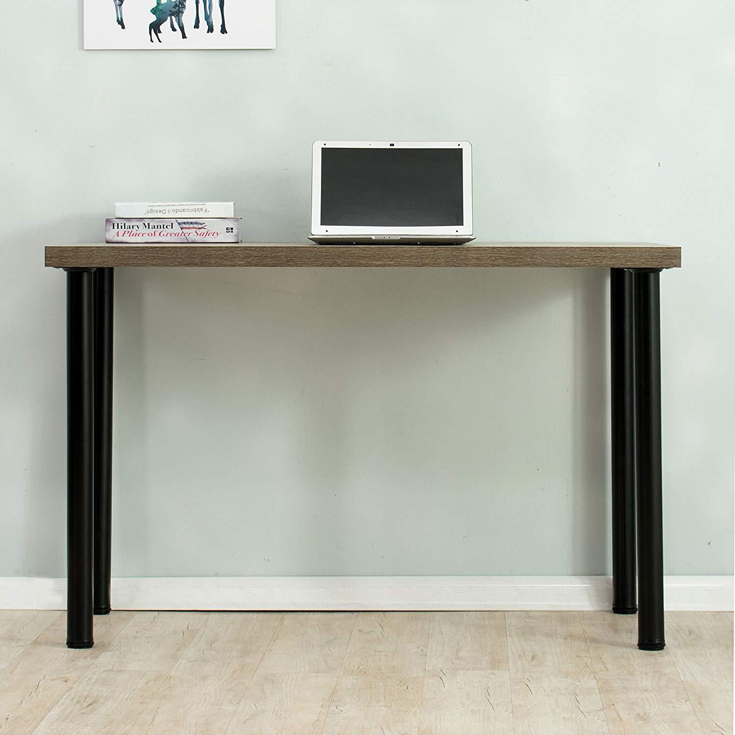 Simple Design Table Computer Desk 120 x 60 CM Walnut 