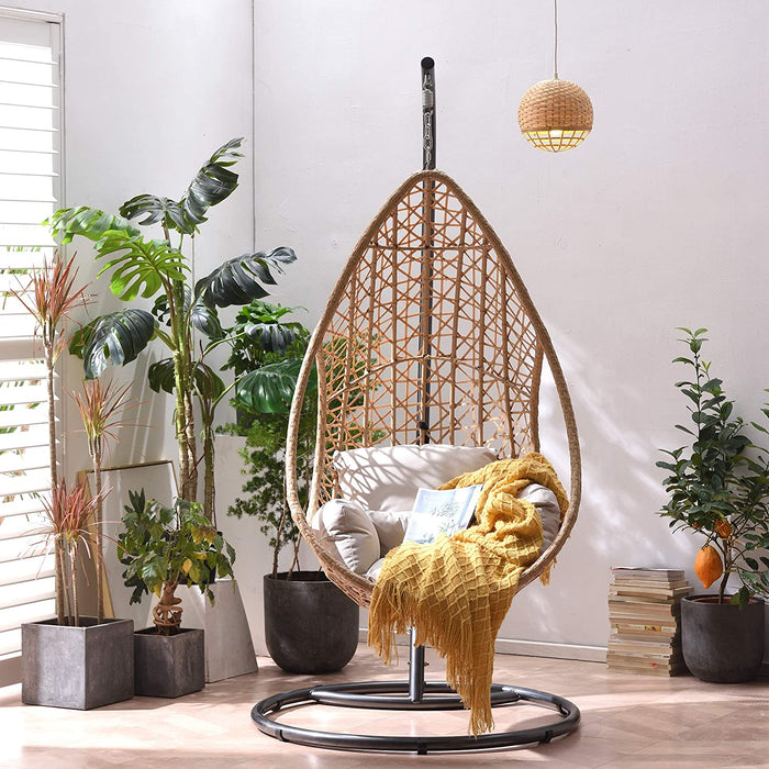 Indra Rattan Hanging Egg Chair | Shop Designer Home Furnishings