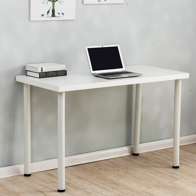 Simple Design Table Computer Desk 120 x 60 CM, White | Shop Designer