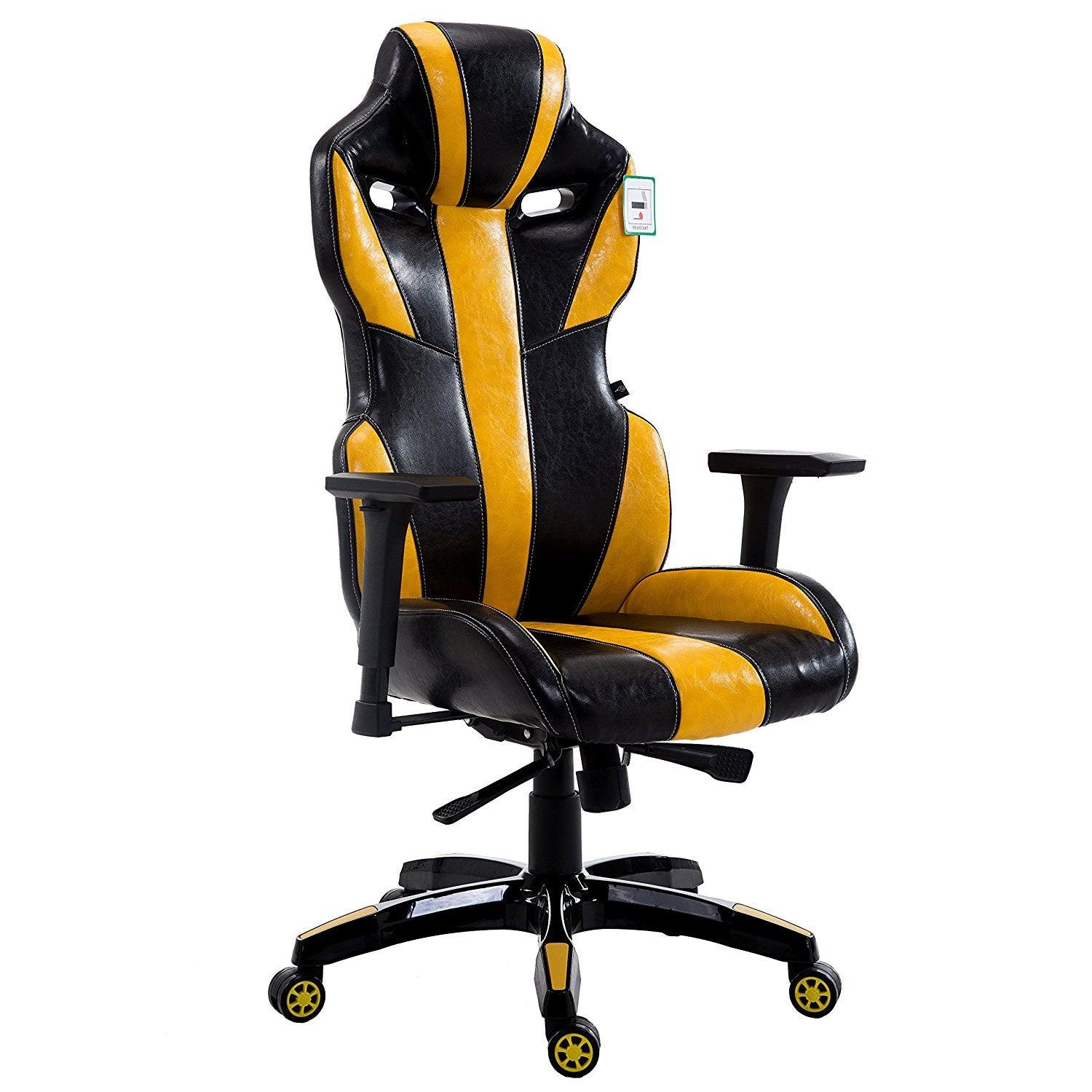 CTF PRO BUMBLE-BEE High Back Racing Gaming Computer Desk ...