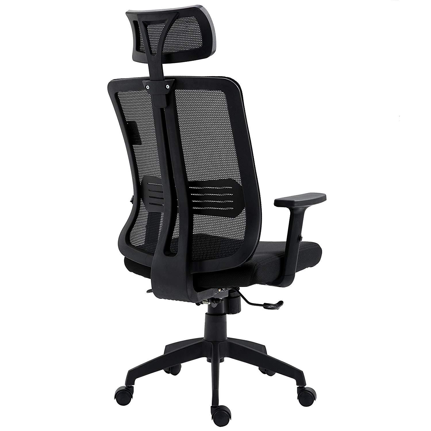 Black Mesh High Back Executive Office Chair Swivel Desk Chair with