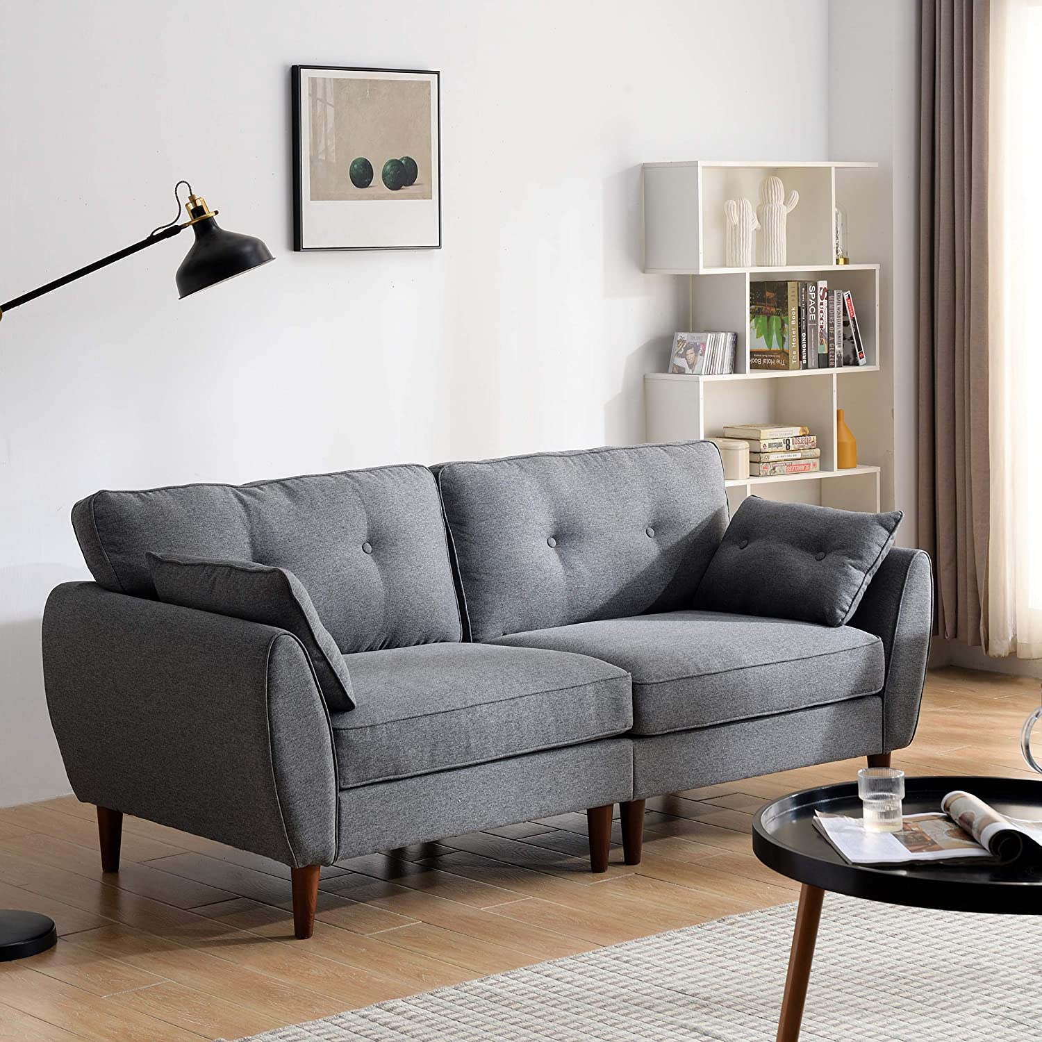 Brooks Fabric Sofa  range in Grey Fabric Shop Designer 