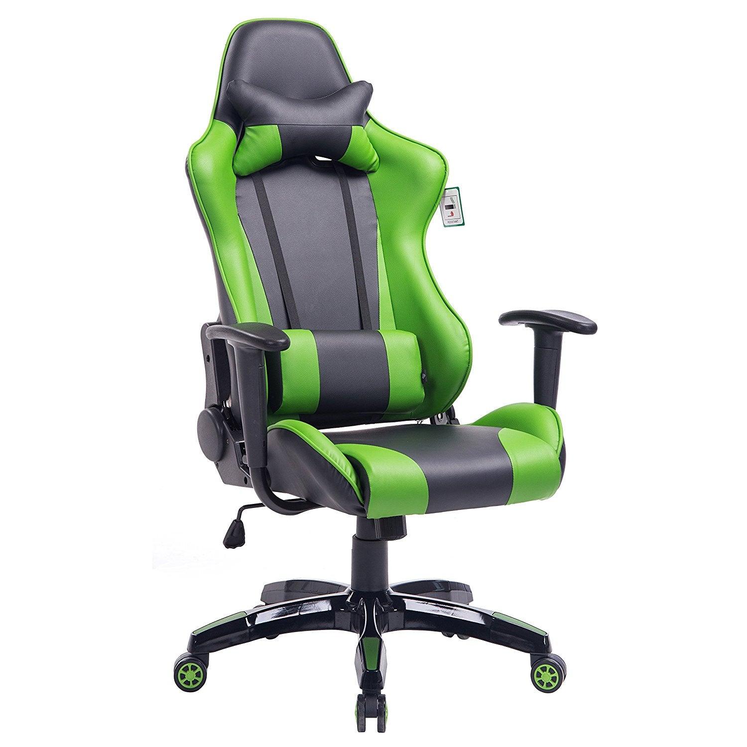 CTF PRO High Back Metal Frame Swivel Gaming Chair with 3-D ...