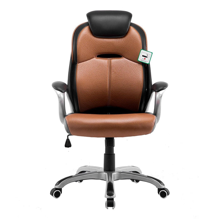 Extra Padded PU Leather Executive Swivel Office Chair with Padded