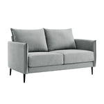 Bari Grey Fabric Sofa | daals