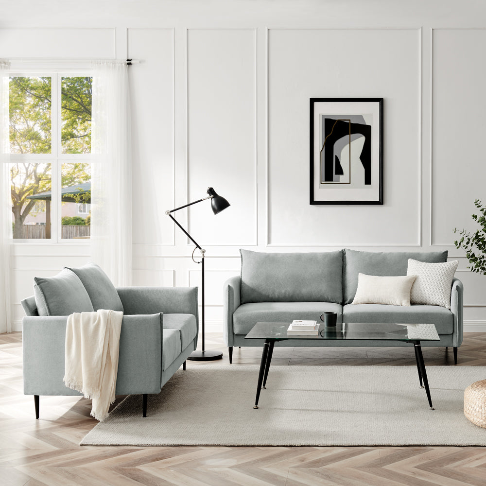 Bari Grey Fabric Sofa | Buy Designer Home & Office Furniture Online