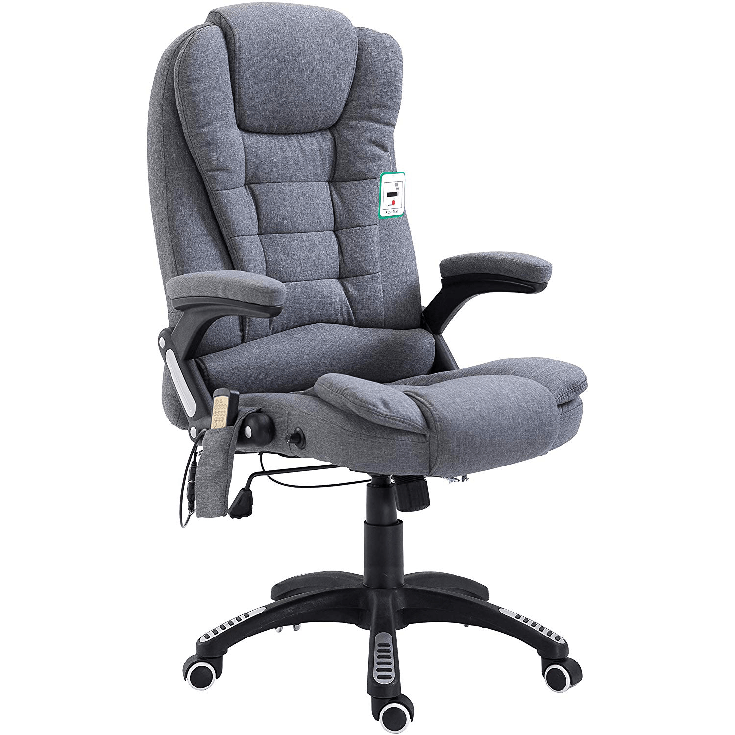 Executive Recline Padded Swivel Office Chair with Vibrating Massage