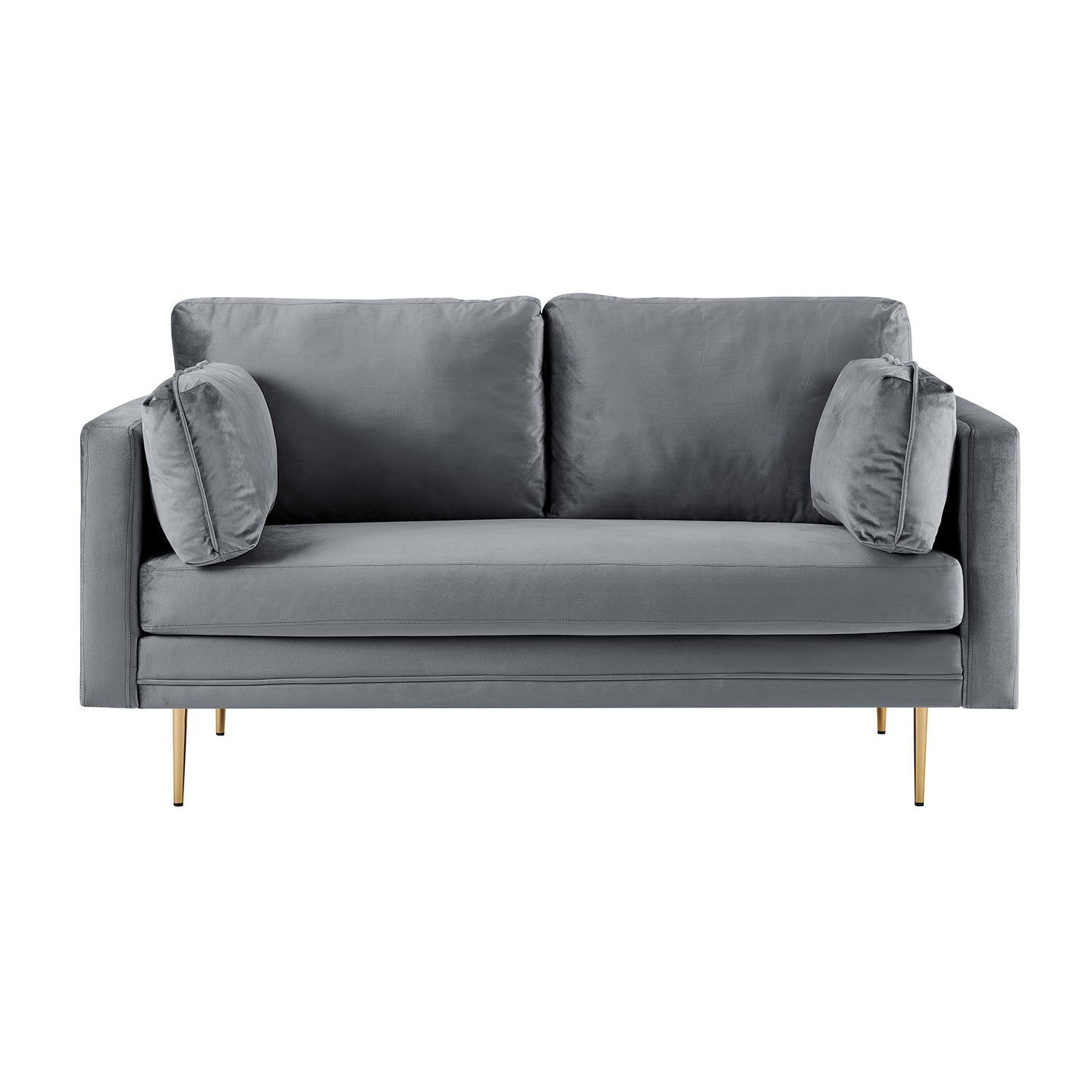 Pelham Grey Velvet Sofa, 2-Seater and 3-Seater | Buy Designer Home ...
