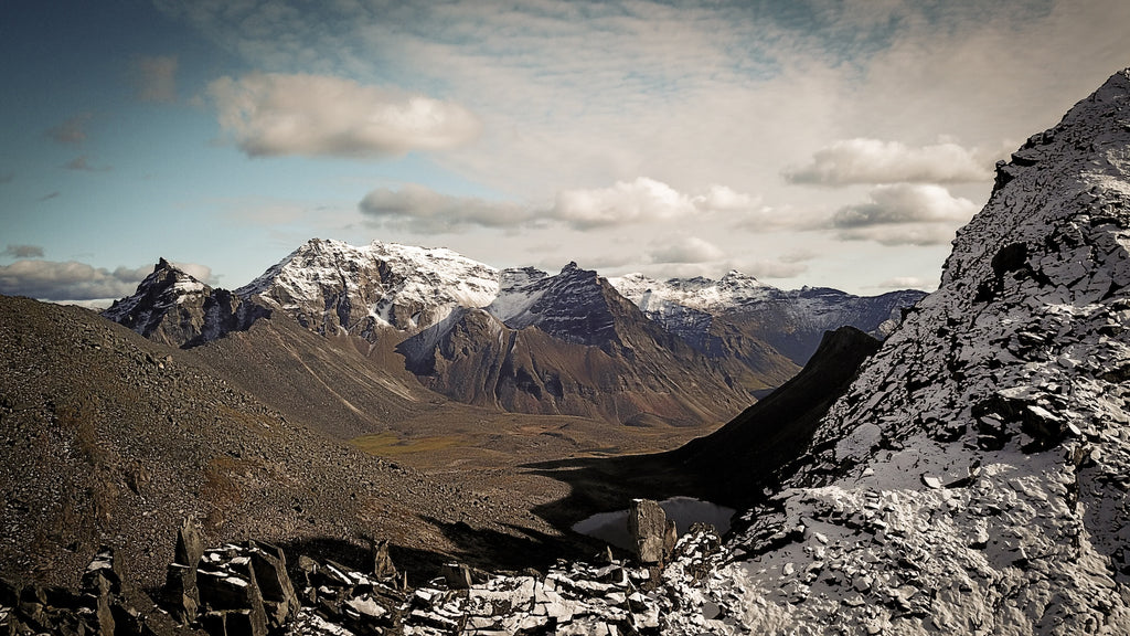 Dramatic view of Mountains in Alaska