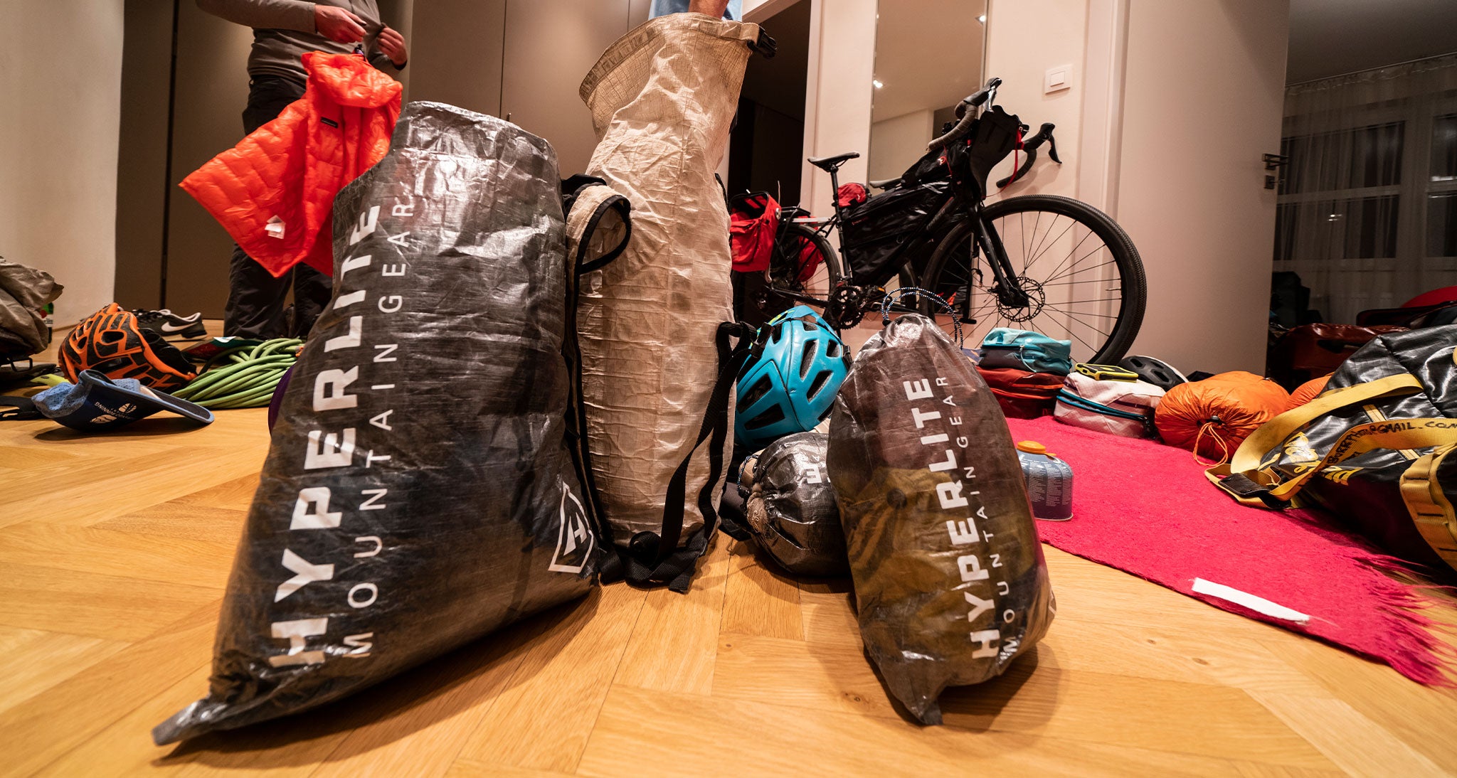 Hyperlite gear sacks + pack