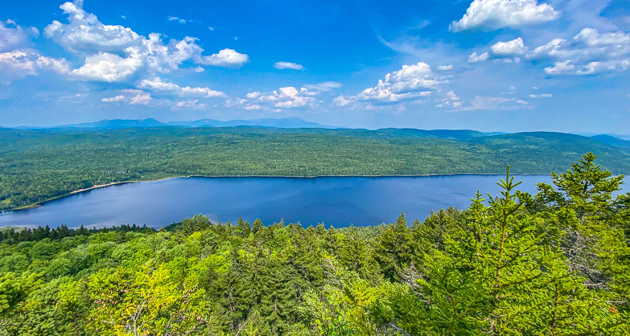 Calm lake in Maine