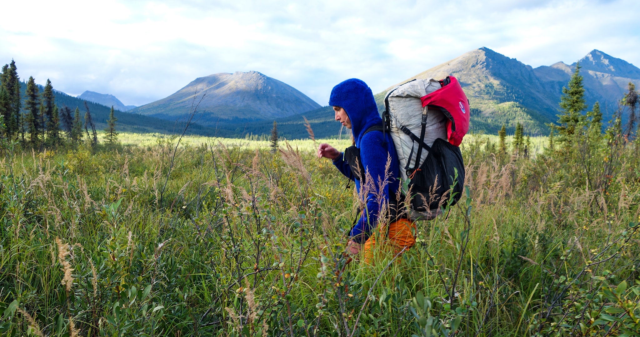 Ultralight Backpacking through a Field