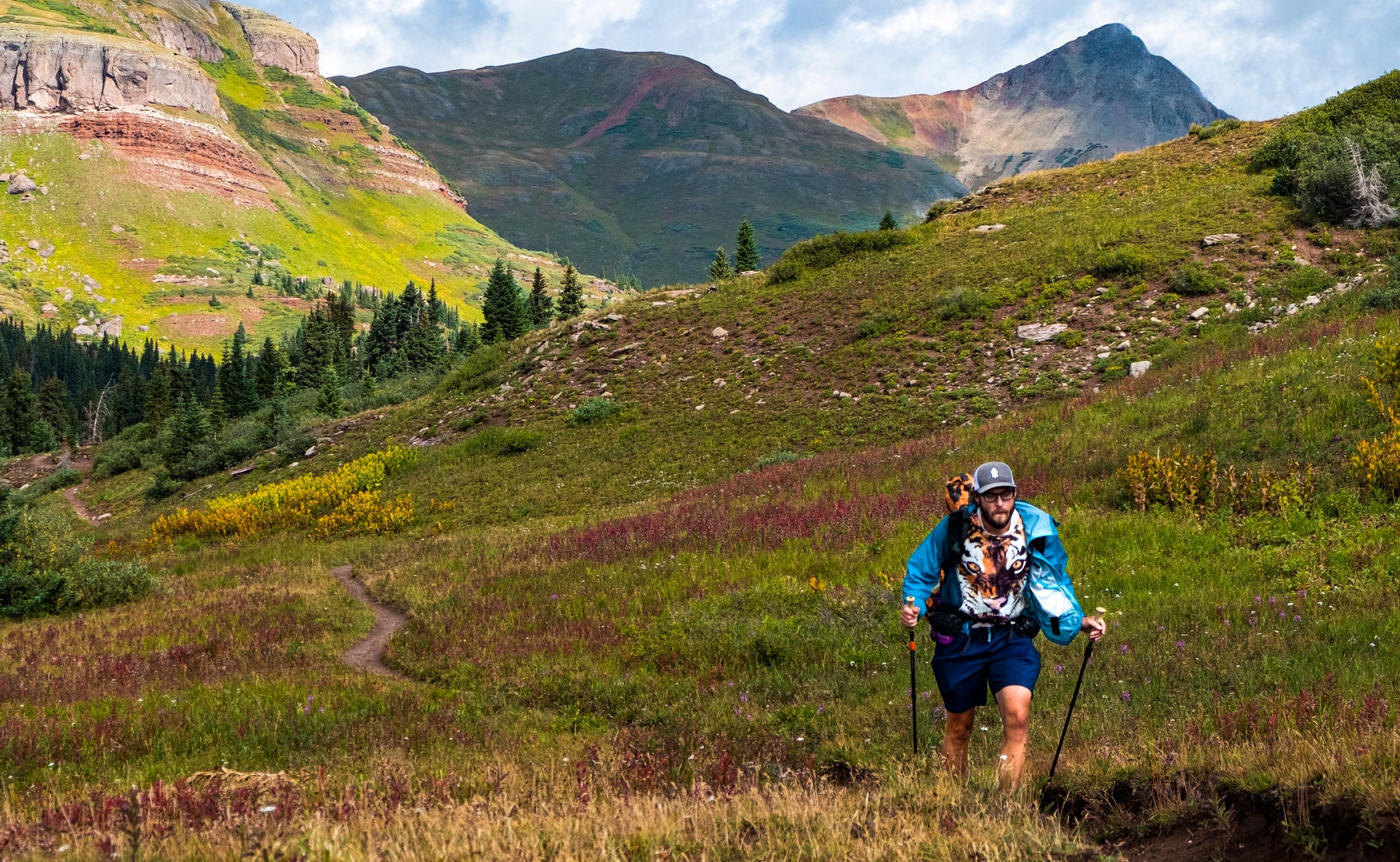 Hiking in the Colorado mountains