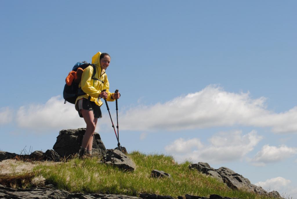 Ultralight backpacker on the AT