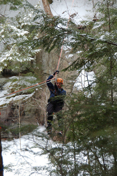 Backcountry ziplining