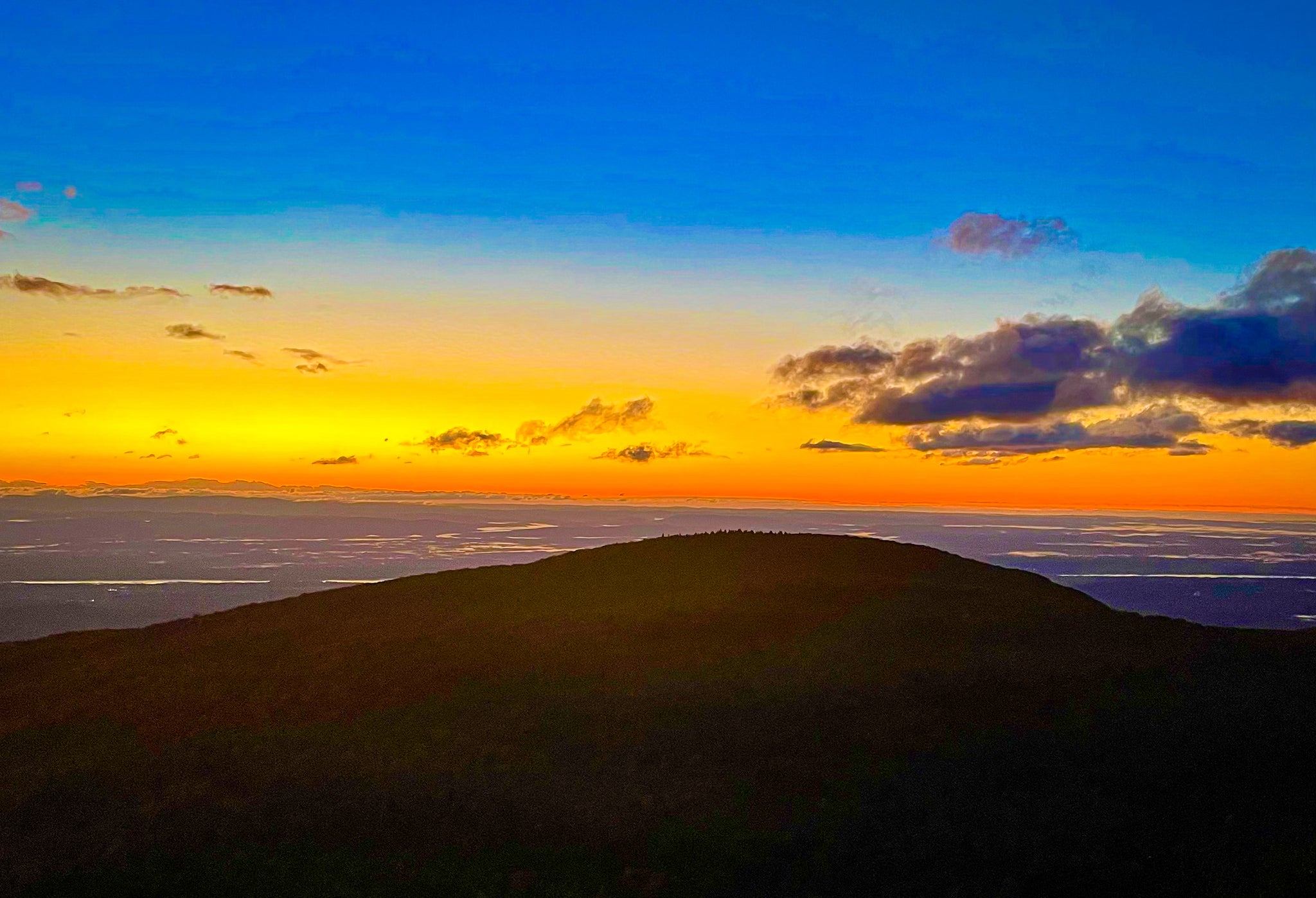 Sunset from the summit of Devil's Path