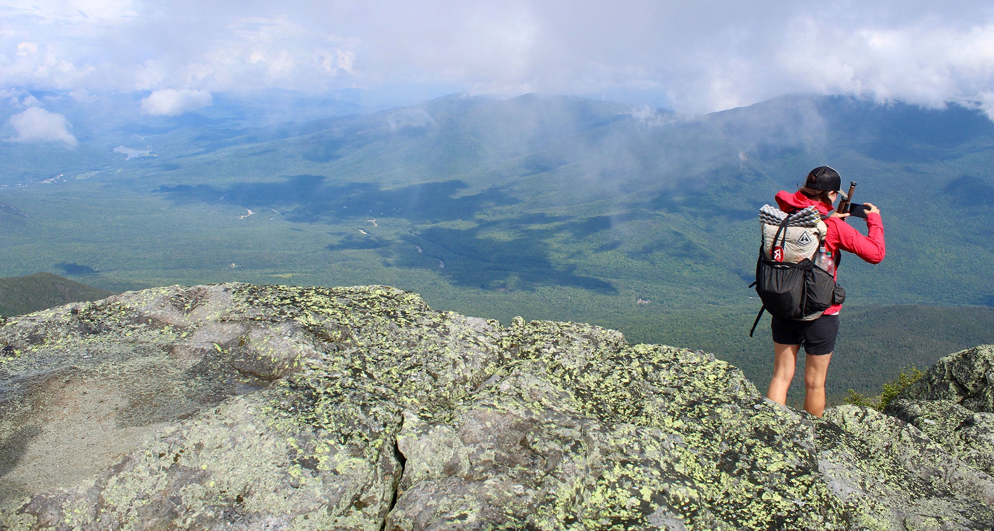 Hiker at the summit