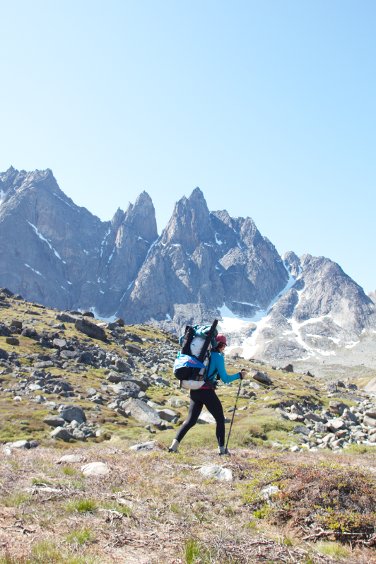 Ultralight Backpacker in Greenland