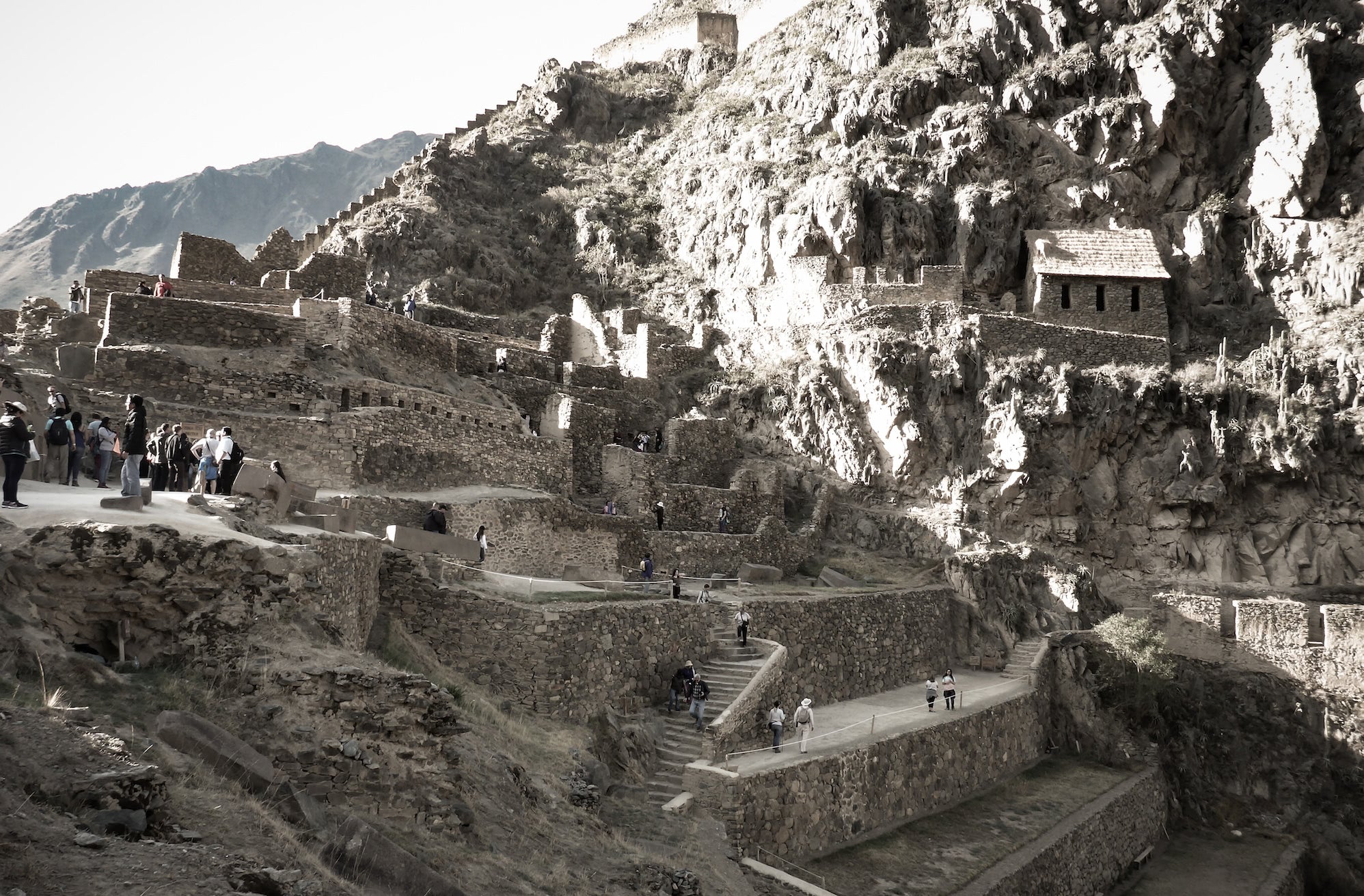 The Ollantaytambo ruins