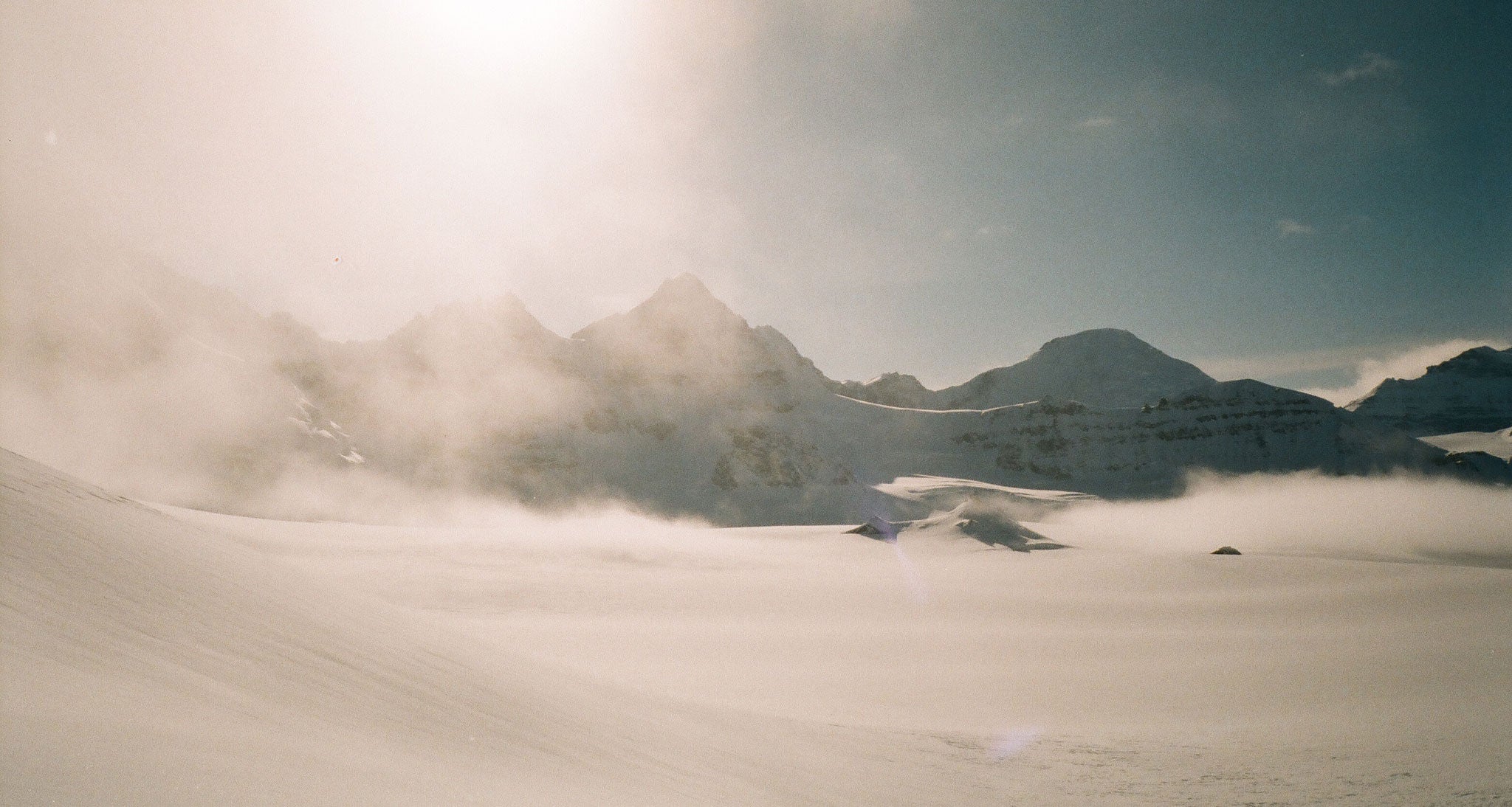 Alaskan Mountain range at sunrise