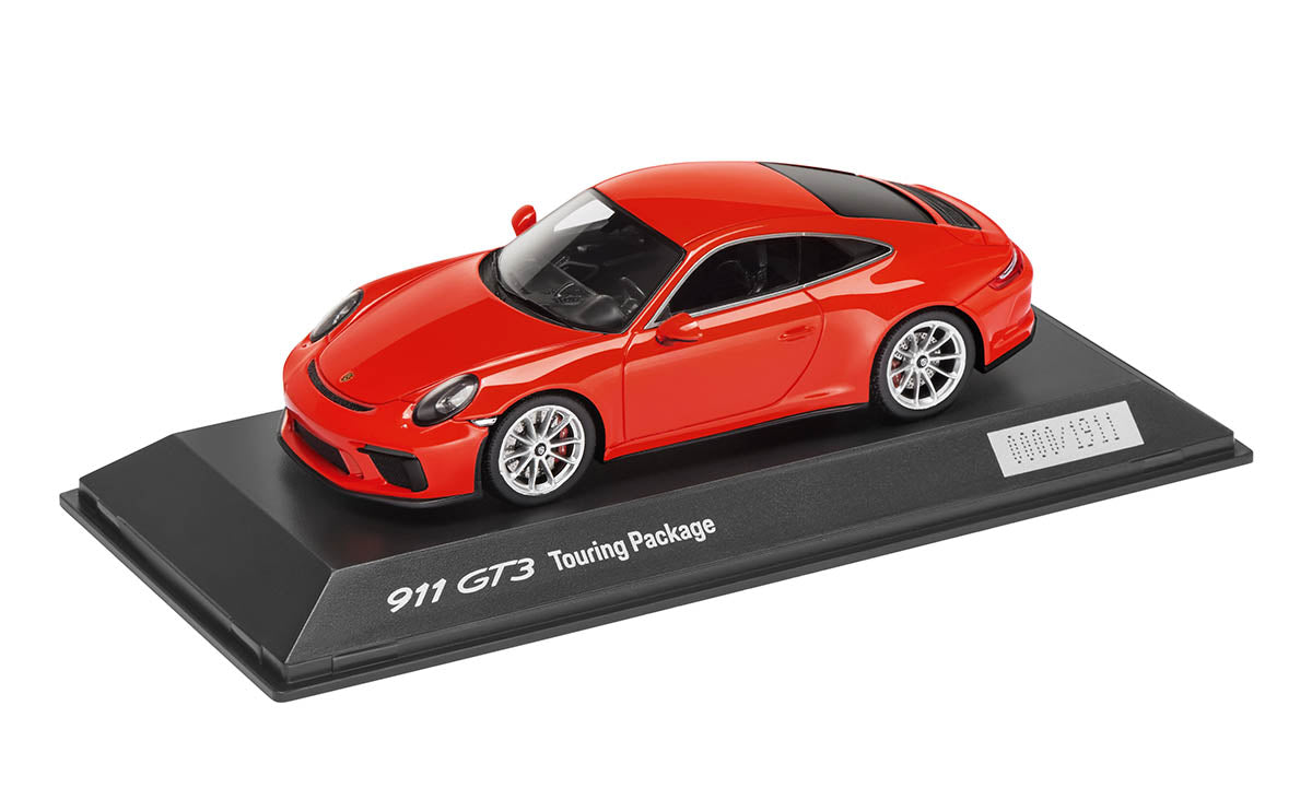 Porsche 911 9912 Gt3 Touring Package 143 Model Car Lava Orange Limited