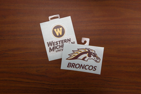 vinyl western michigan university stickers