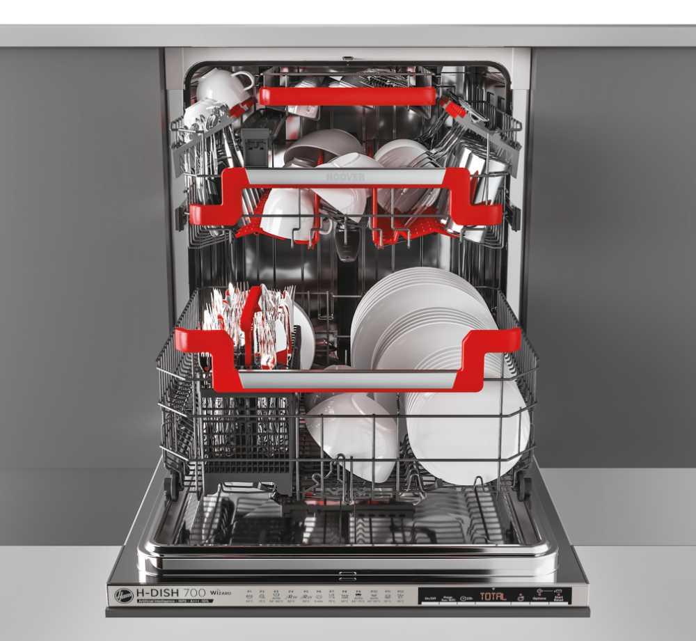 hoover 16 place integrated dishwasher